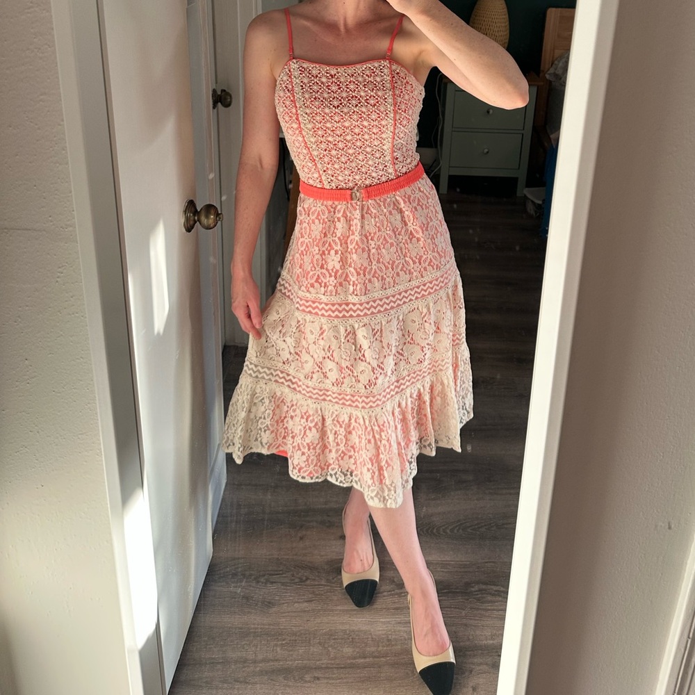 💕BOGO💕Chelsea and Violet lace dress strapless detachable straps